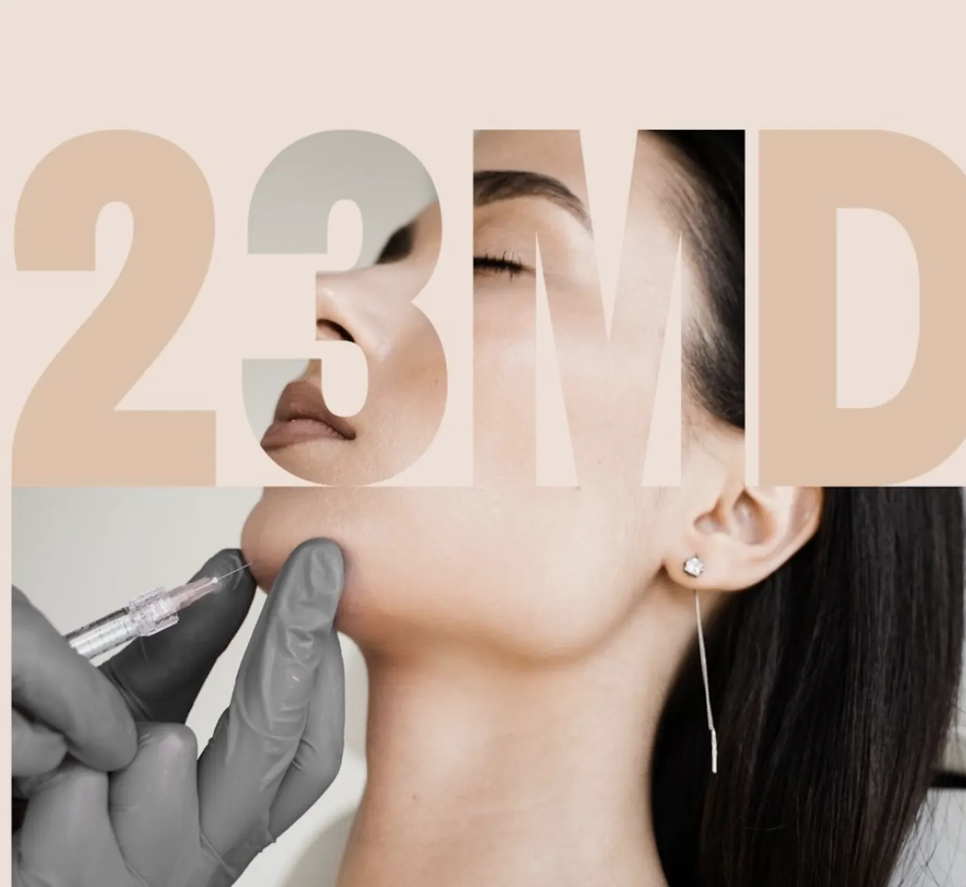 A woman's profile with a hand near the jawline illustrating an archived health article at 23MD
