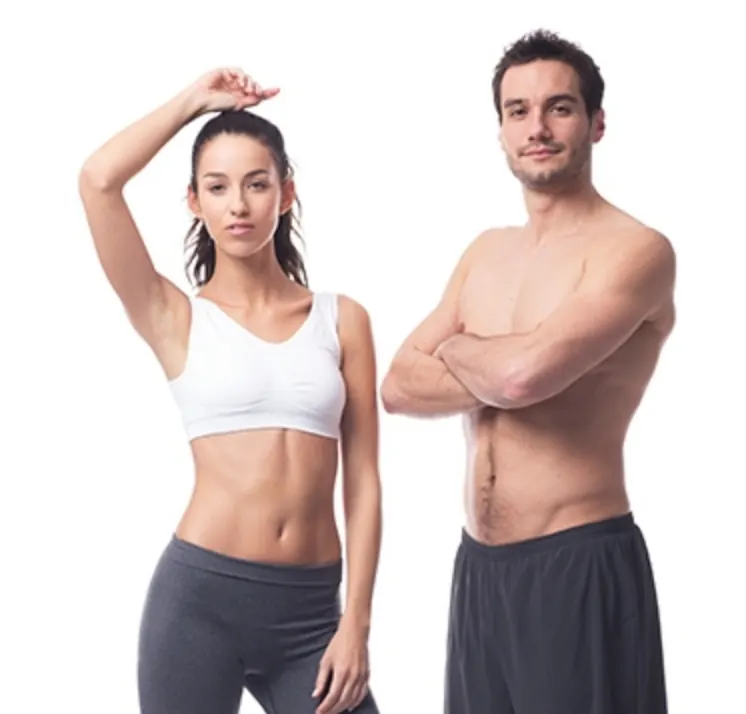 A woman and man in exercise clothing illustrating an archived health article at 23MD