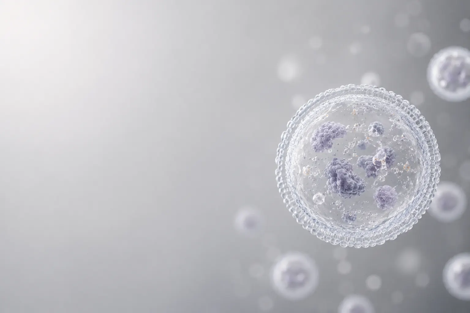 Close-up of facial skin illustrating the subject of topical exosome skin treatment at 23MD