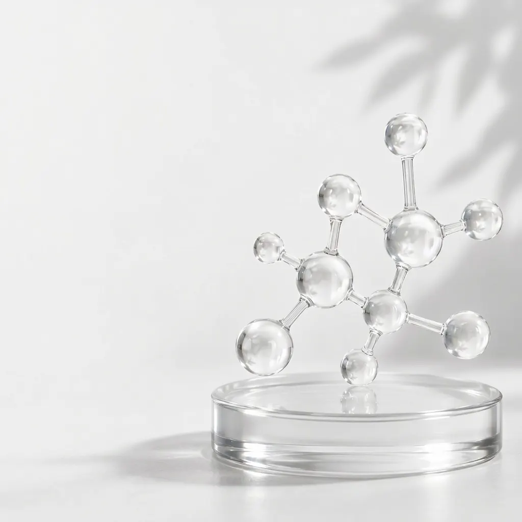 Clear molecular models illustrating the subject of regenerative treatment approaches at 23MD