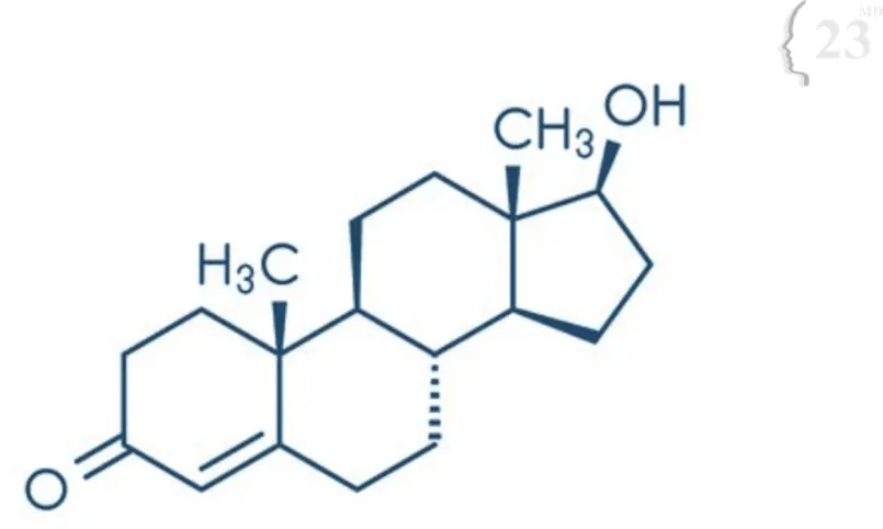 A chemical structure diagram illustrating an archived health article at 23MD