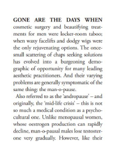 An editorial page discussing hormones and skin illustrating the subject of clinical care at 23MD
