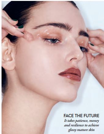 Hands examining a woman's face illustrating the facial skin considered for treatment at 23MD